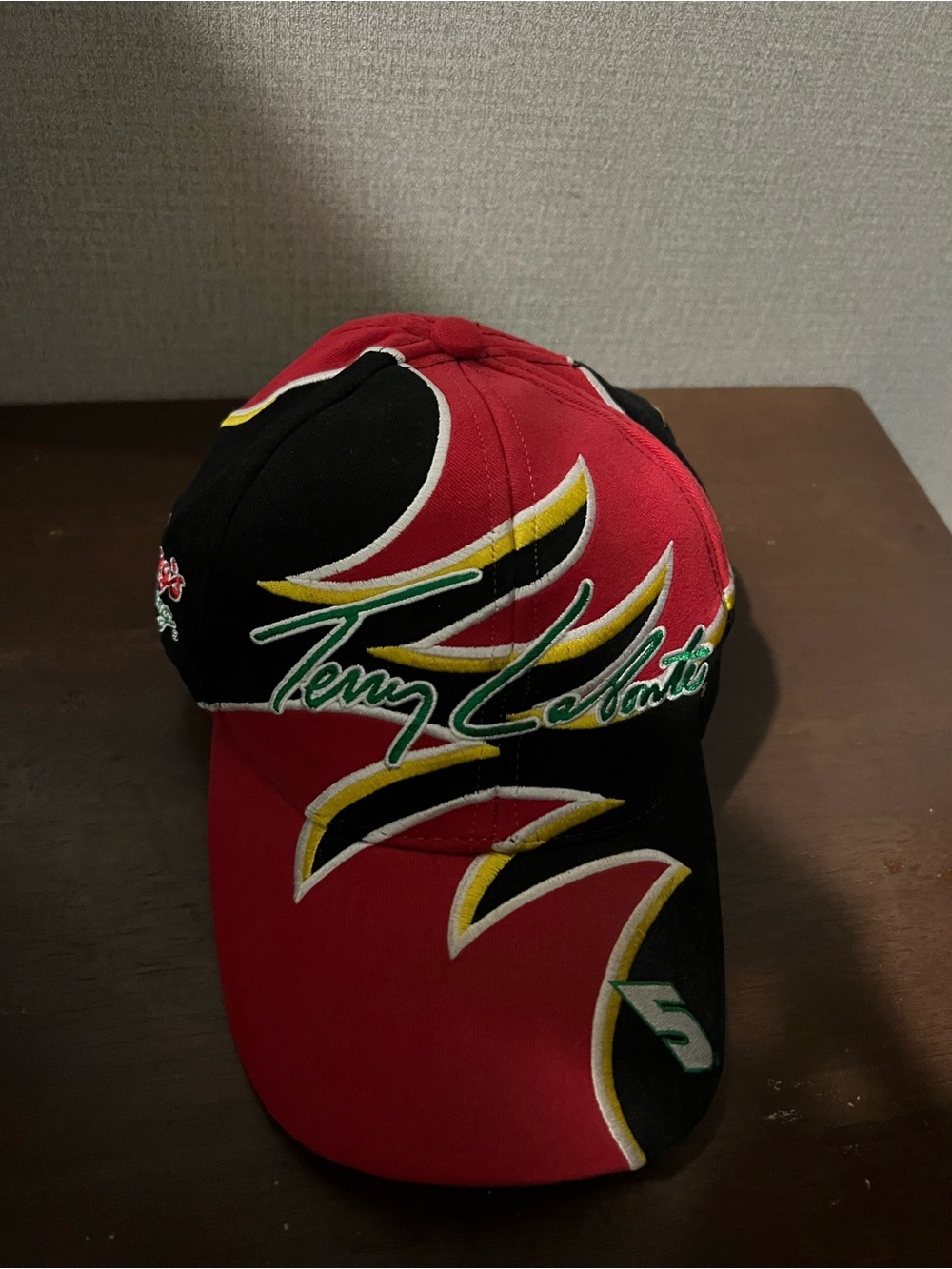 Terry Labonte NASCAR 2000 Snapback Hat Kellogg's Racing Red Black